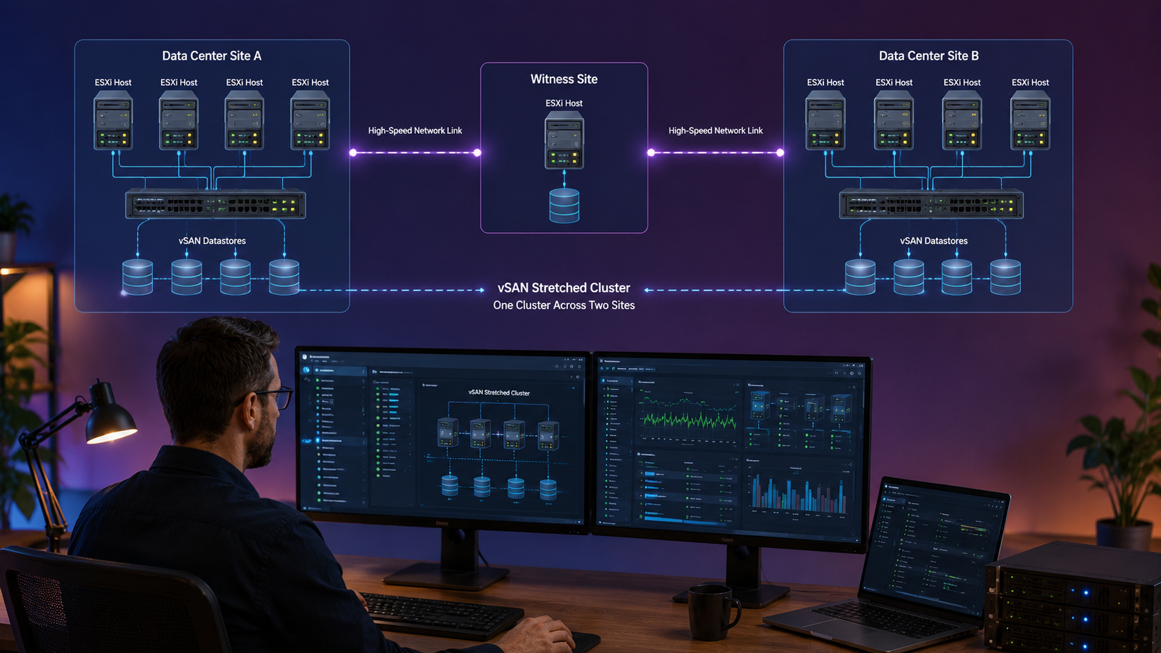 Creating a vSAN Stretched Cluster vSAN Stretched Cluster