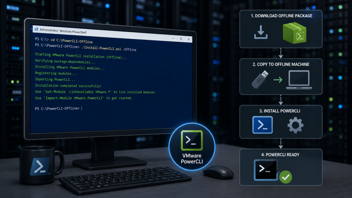 Install VMware PowerCLI Offline: Step-by-Step