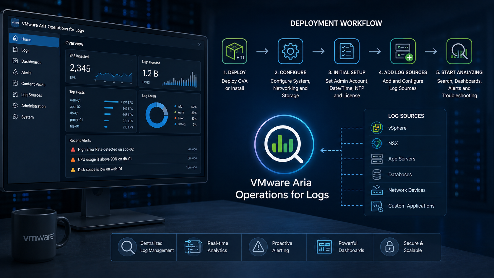 How to Deploy VMware Aria Operations for Logs VMware Aria Operations for Logs