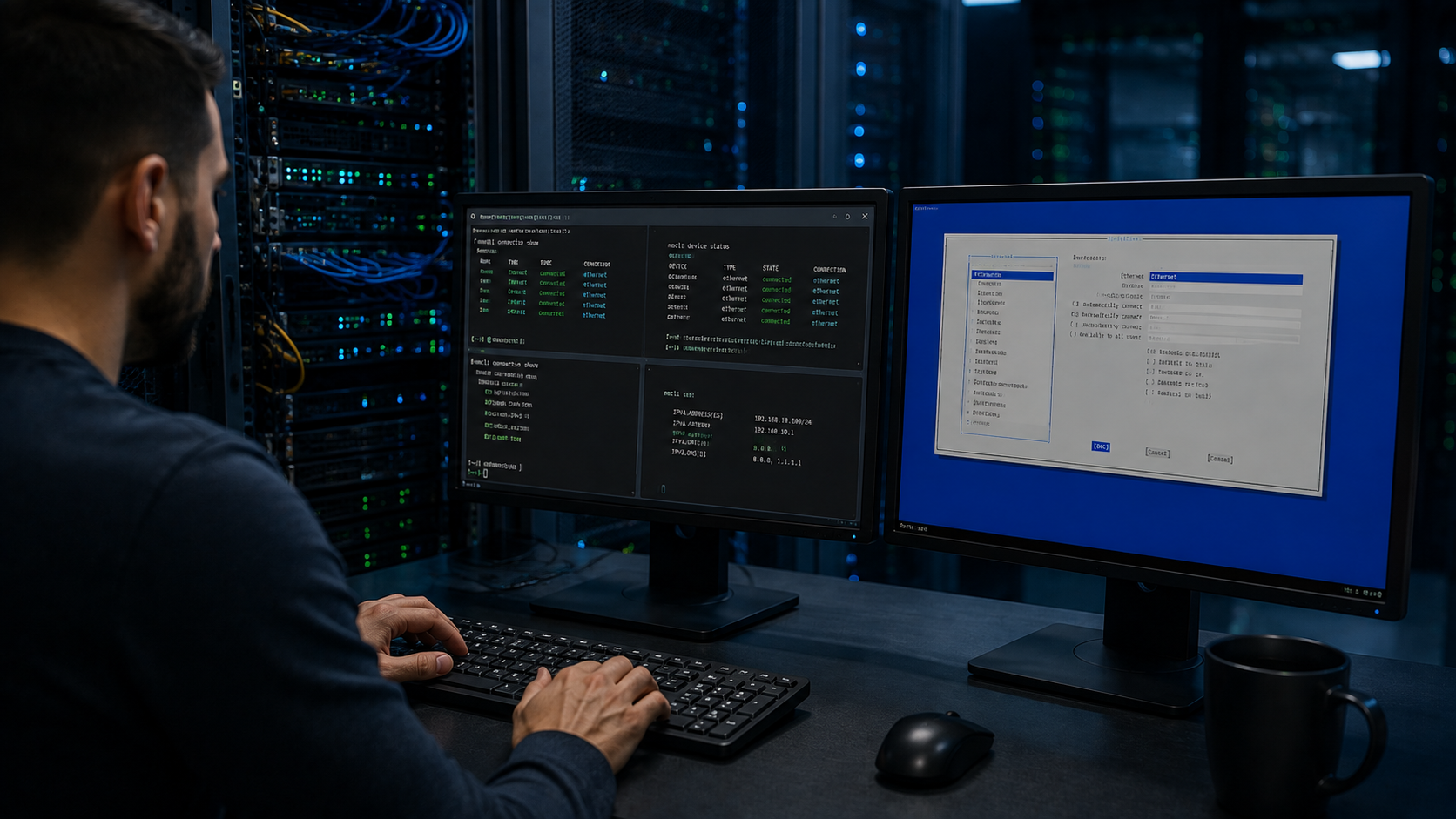 Configuring Network Interfaces with nmcli and nmtui nmcli RHEL 8